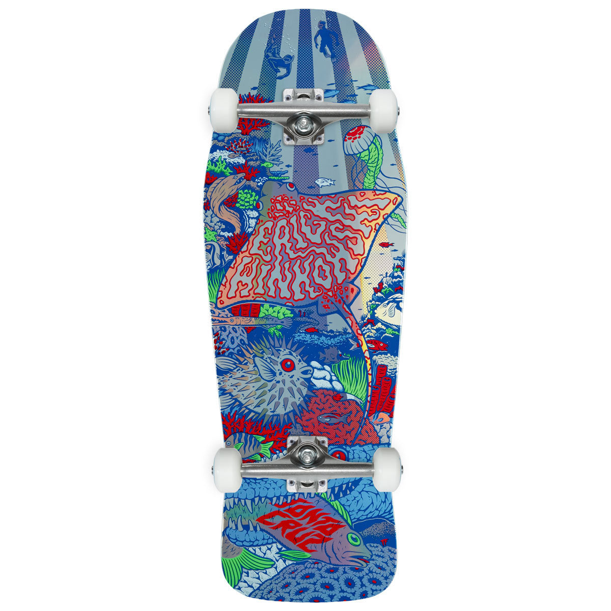Santa Cruz Winkowski Aquatic Pro Shaped Skateboard Complete - 10.34