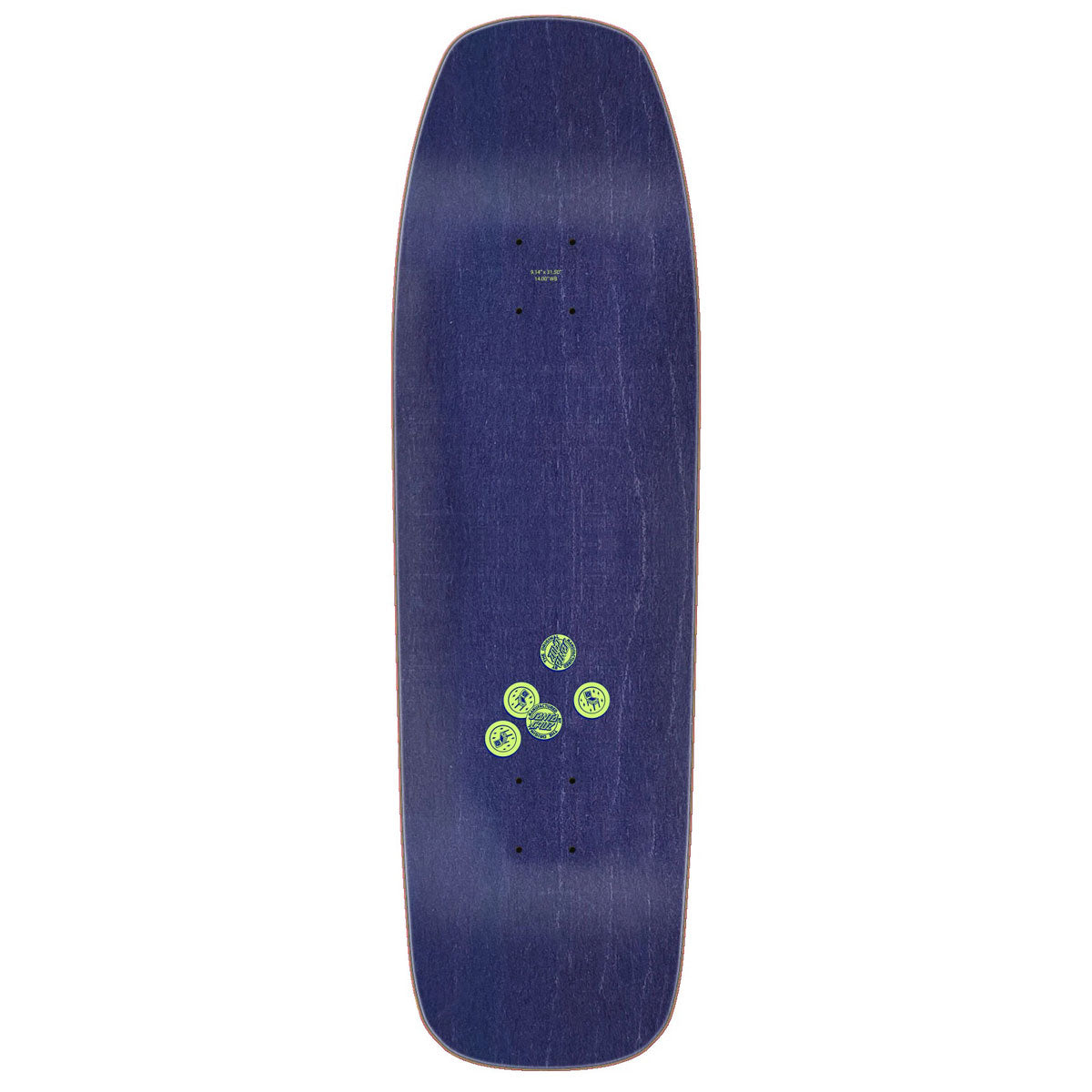 Santa Cruz Delfino Pinball Pro Shaped Skateboard Complete - 9.14