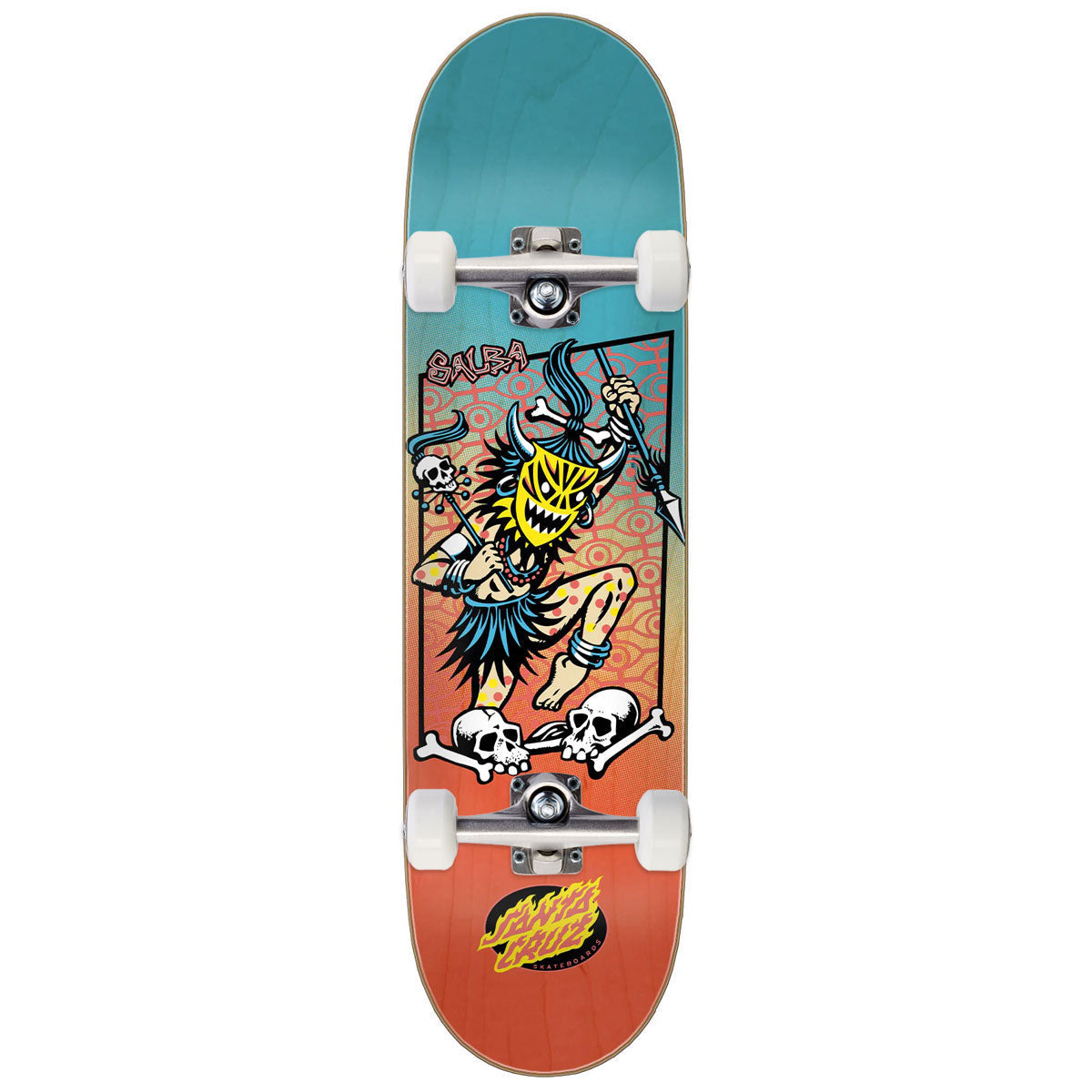 Santa Cruz Salba Voodoo Frame Pro Skateboard Complete - 8.50