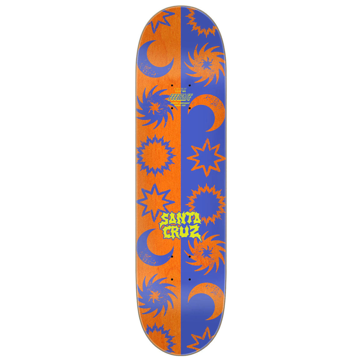 Santa Cruz Sun Stamp FeelBase Skateboard Complete - 7.75