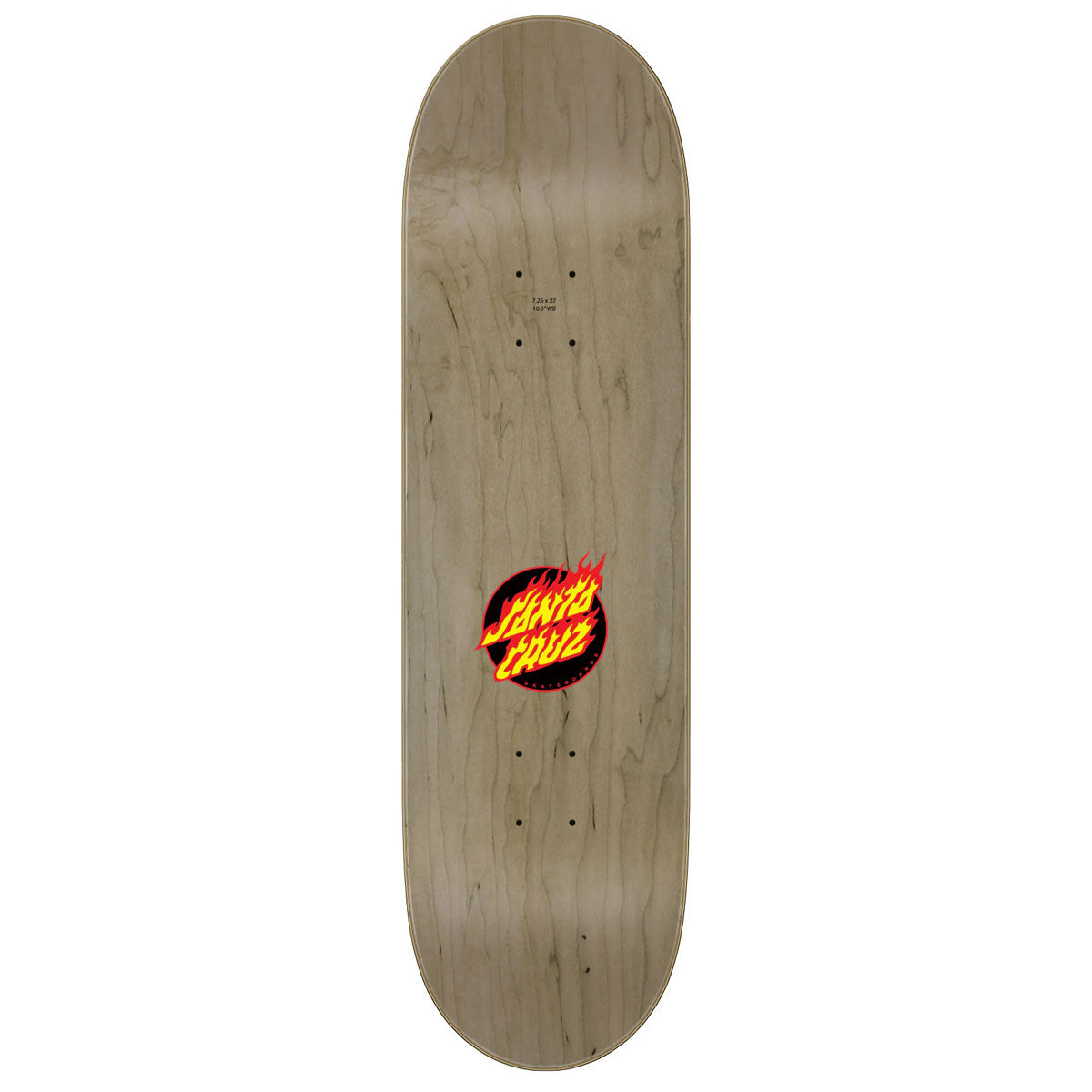 Santa Cruz Flame Dot Skateboard Deck - 7.25