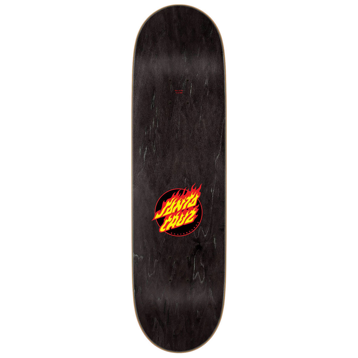 Santa Cruz Flame Dot Skateboard Deck - 8.60