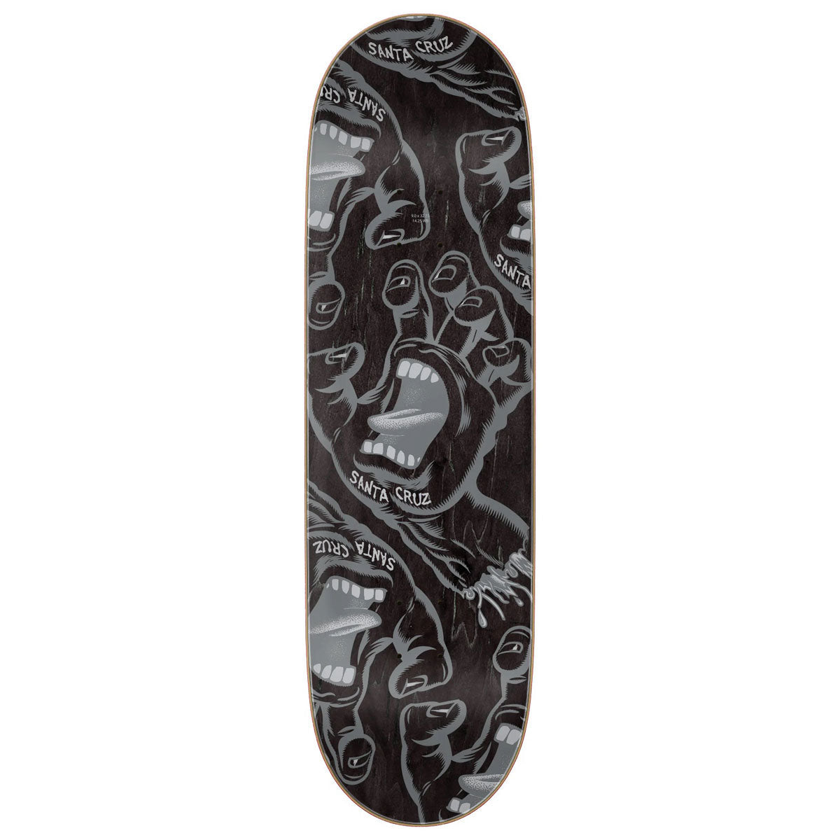 Santa Cruz Crowded Hand Skateboard Complete - 9.00