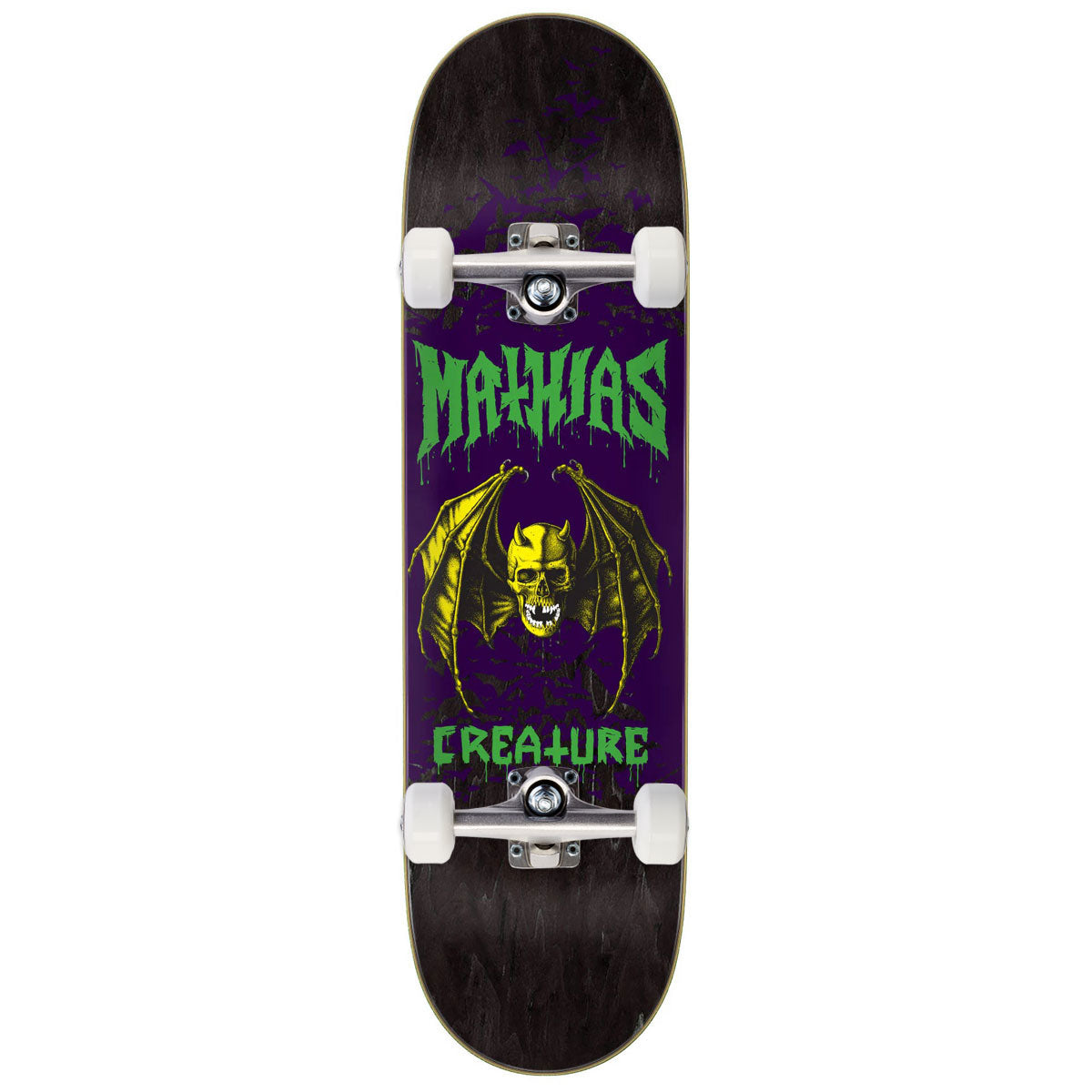 Creature Torres Skull Bat Pro Stumps Skateboard Complete - 8.51