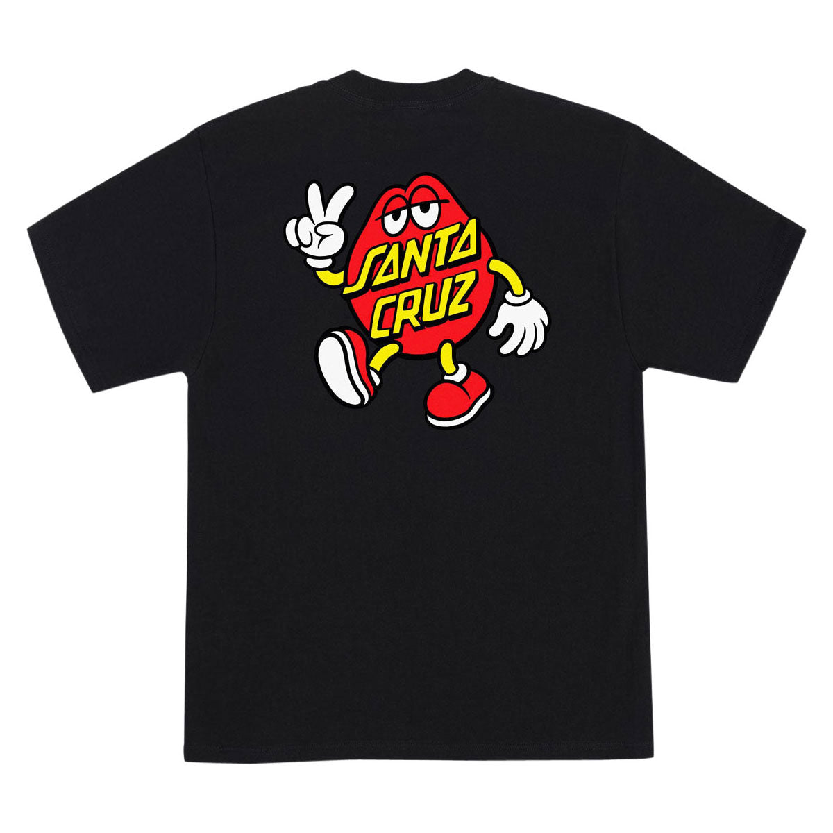 Santa Cruz Dot Guy T-Shirt - Black image 2