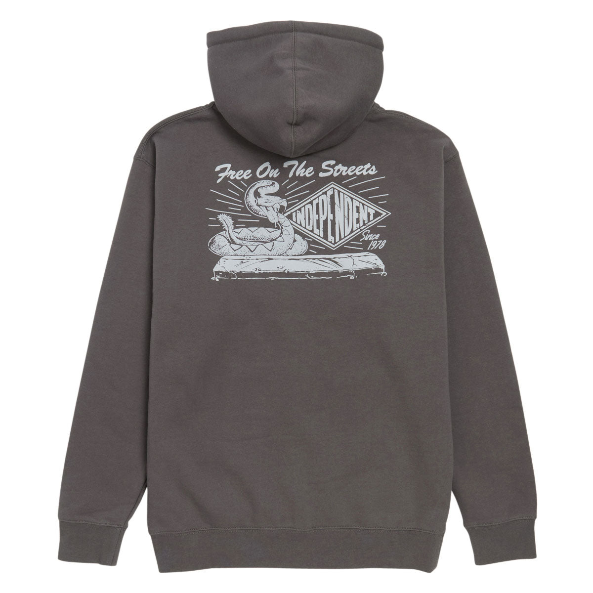 Independent Snake Bite Zip Hoodie - Charcoal image 1