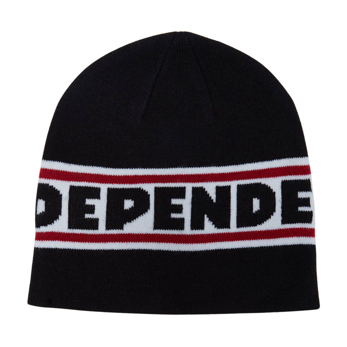 Independent Bar Logo Skull Beanie - Black image 1