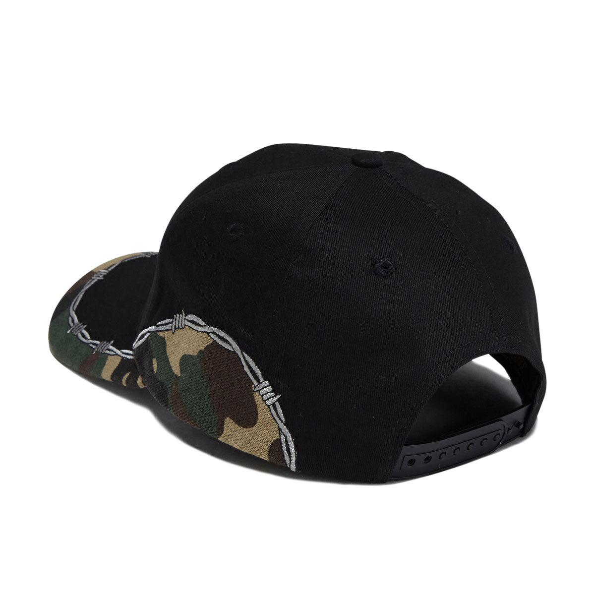 Santa Cruz Spot Snapback Hat - Black Camo image 2