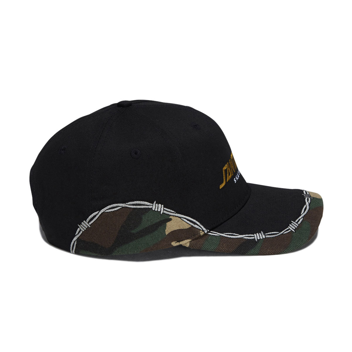 Santa Cruz Spot Snapback Hat - Black Camo image 4