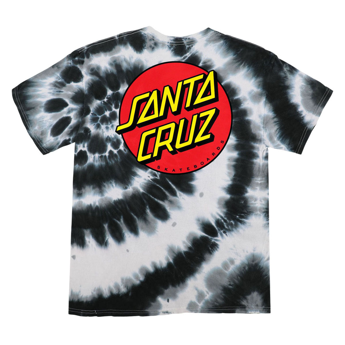 Santa Cruz Classic Dot T-Shirt - Swirl Black image 2