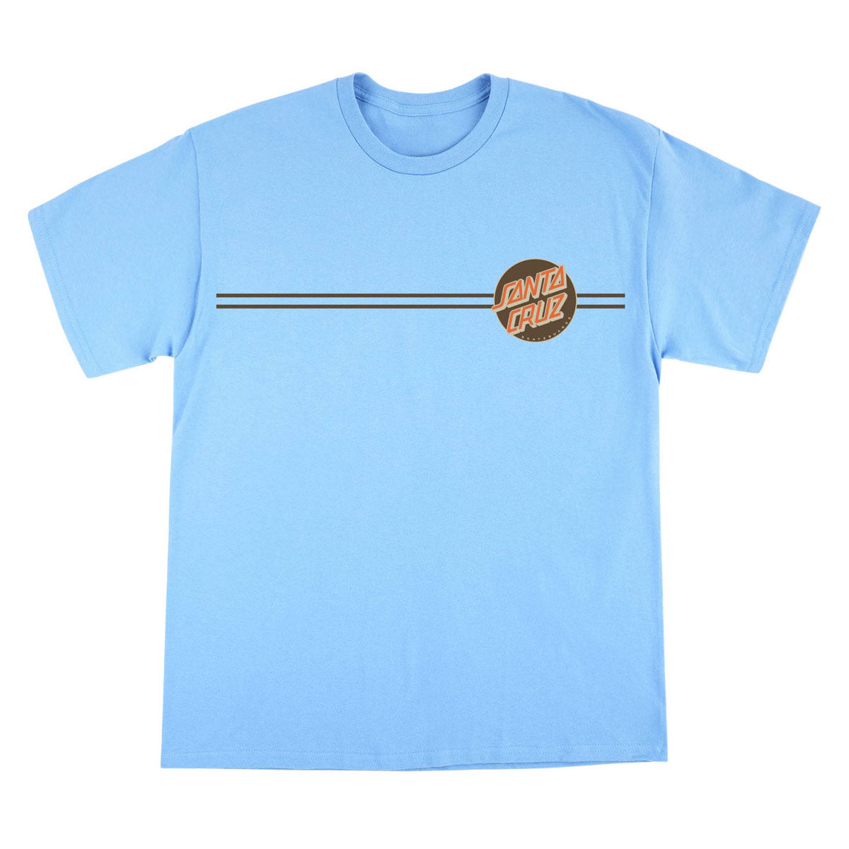 Santa Cruz Other Dot T-Shirt - Carolina Blue/Rust image 1