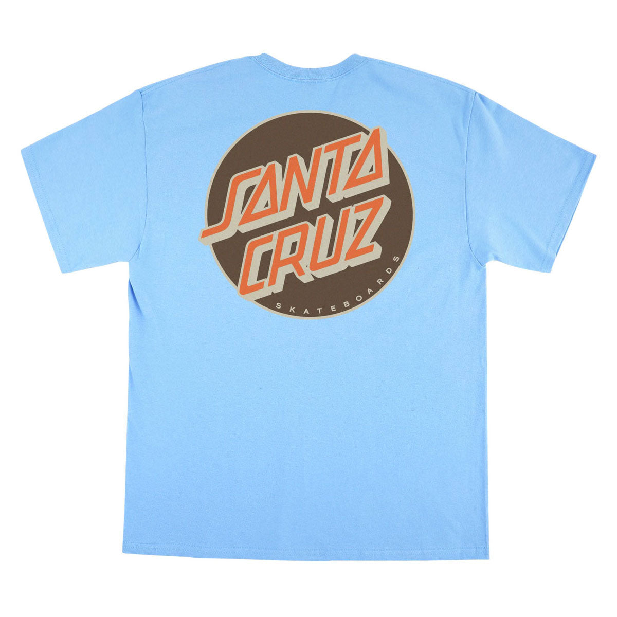 Santa Cruz Other Dot T-Shirt - Carolina Blue/Rust image 2