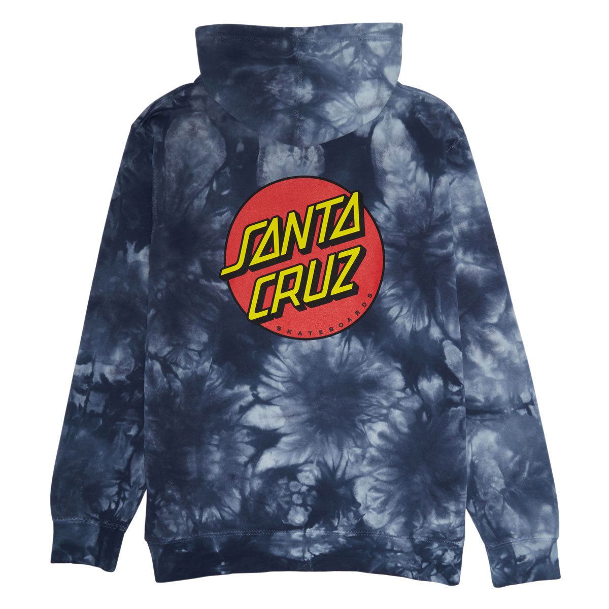 Santa Cruz Classic Dot Hoodie - Tie Dye Navy image 2