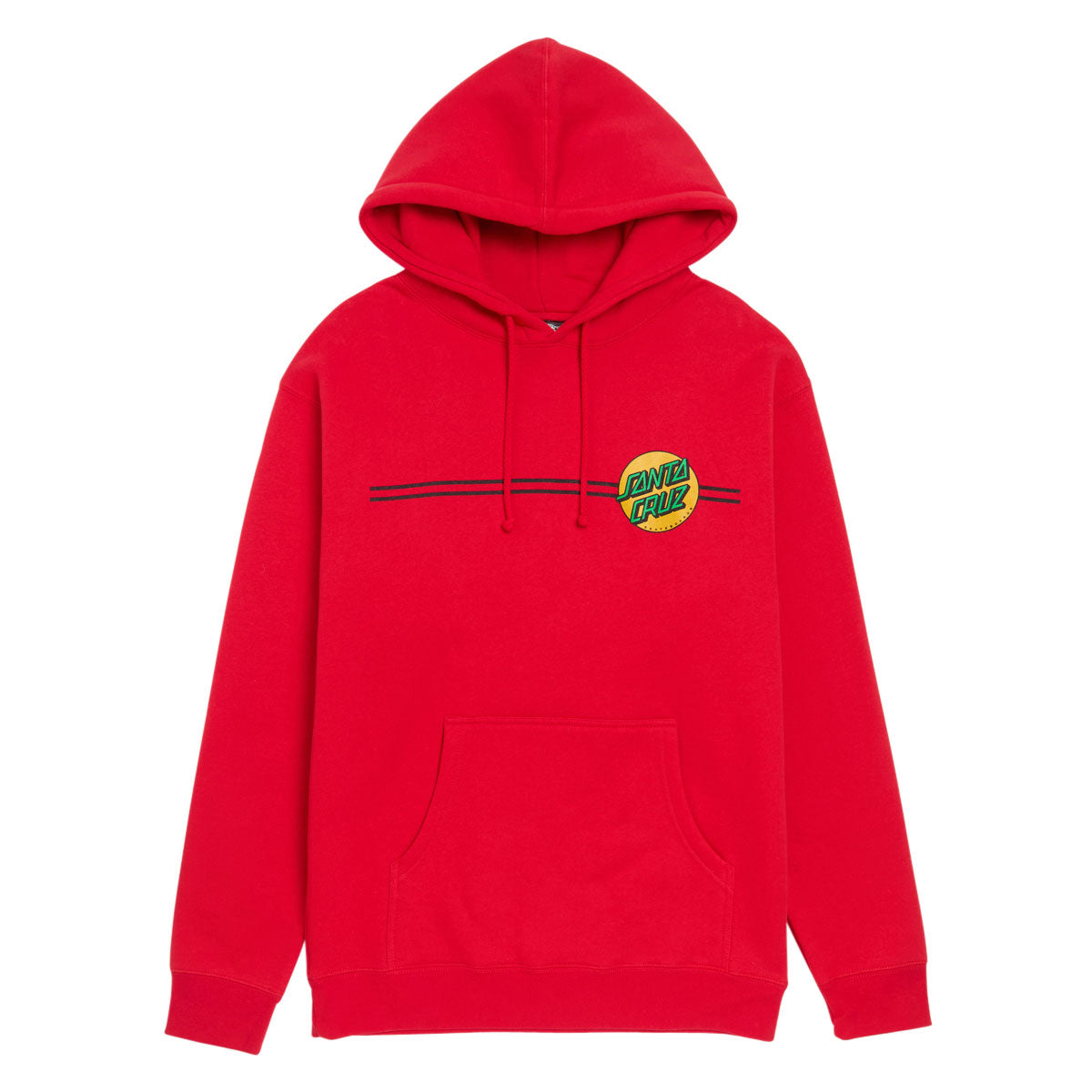 Santa Cruz Other Dot Hoodie - Red/Gold/Green image 1