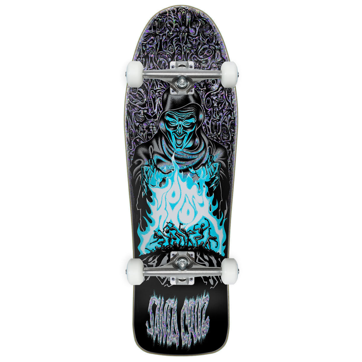 Santa Cruz Knox Firepit II Reissue Skateboard Complete - 10.07