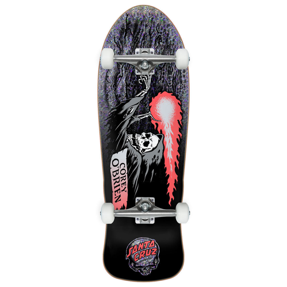 Santa Cruz Obrien Reaper II Reissue Skateboard Complete - 9.85
