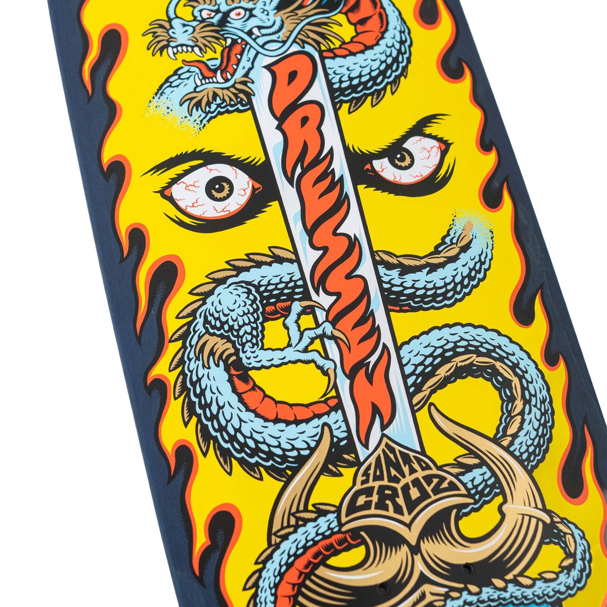 Santa Cruz Dressen Sword Pro Shaped Skateboard Deck - 9.25