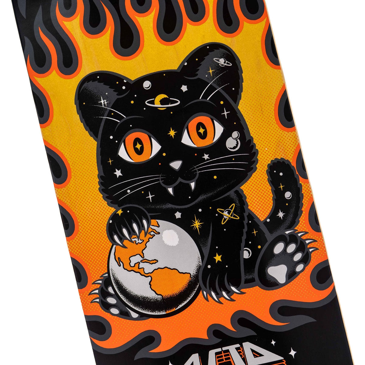 Santa Cruz Asta Space Kitten Twin Pro Skateboard Complete - 8.20