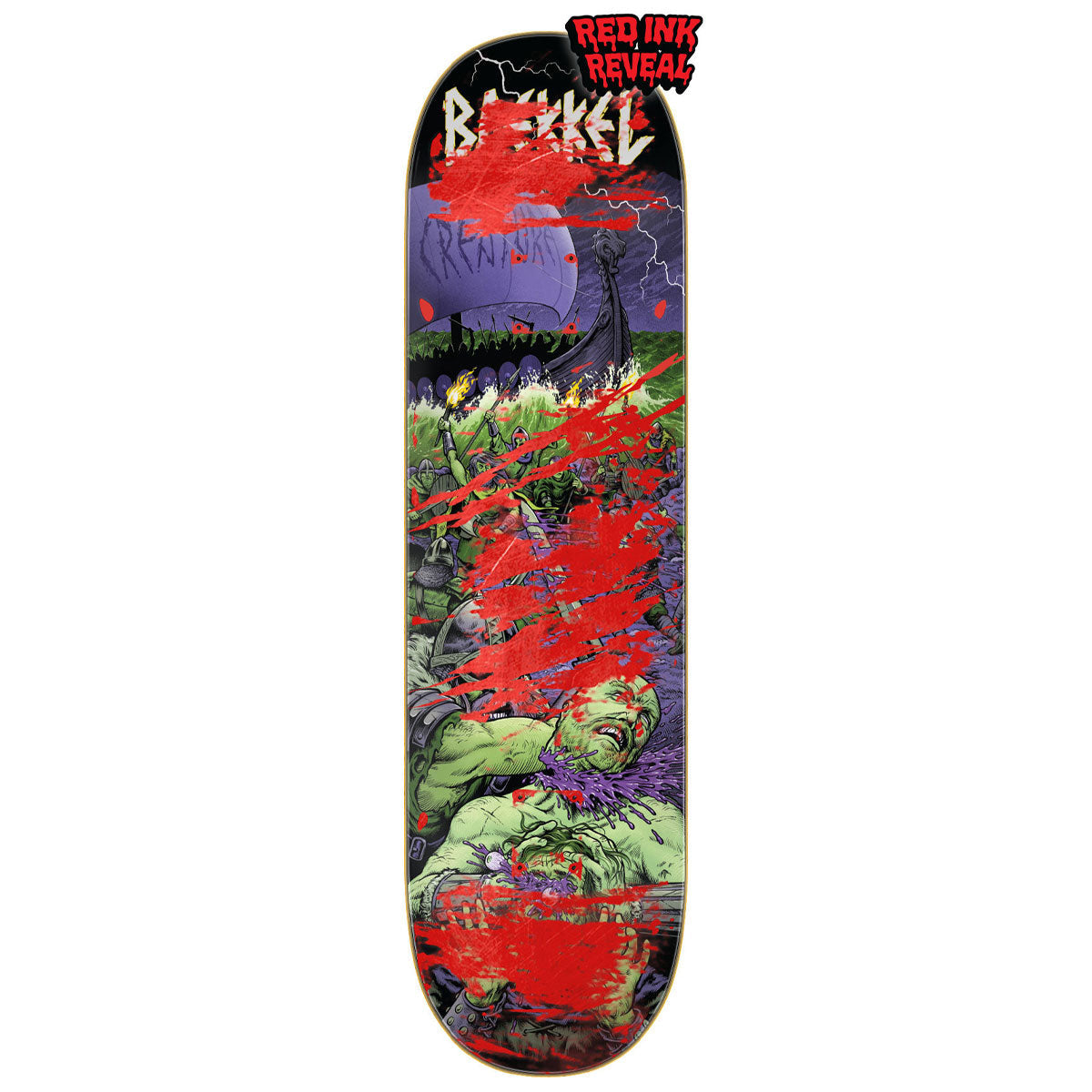 Creature Baekkel Warriors VX Skateboard Complete - 8.60
