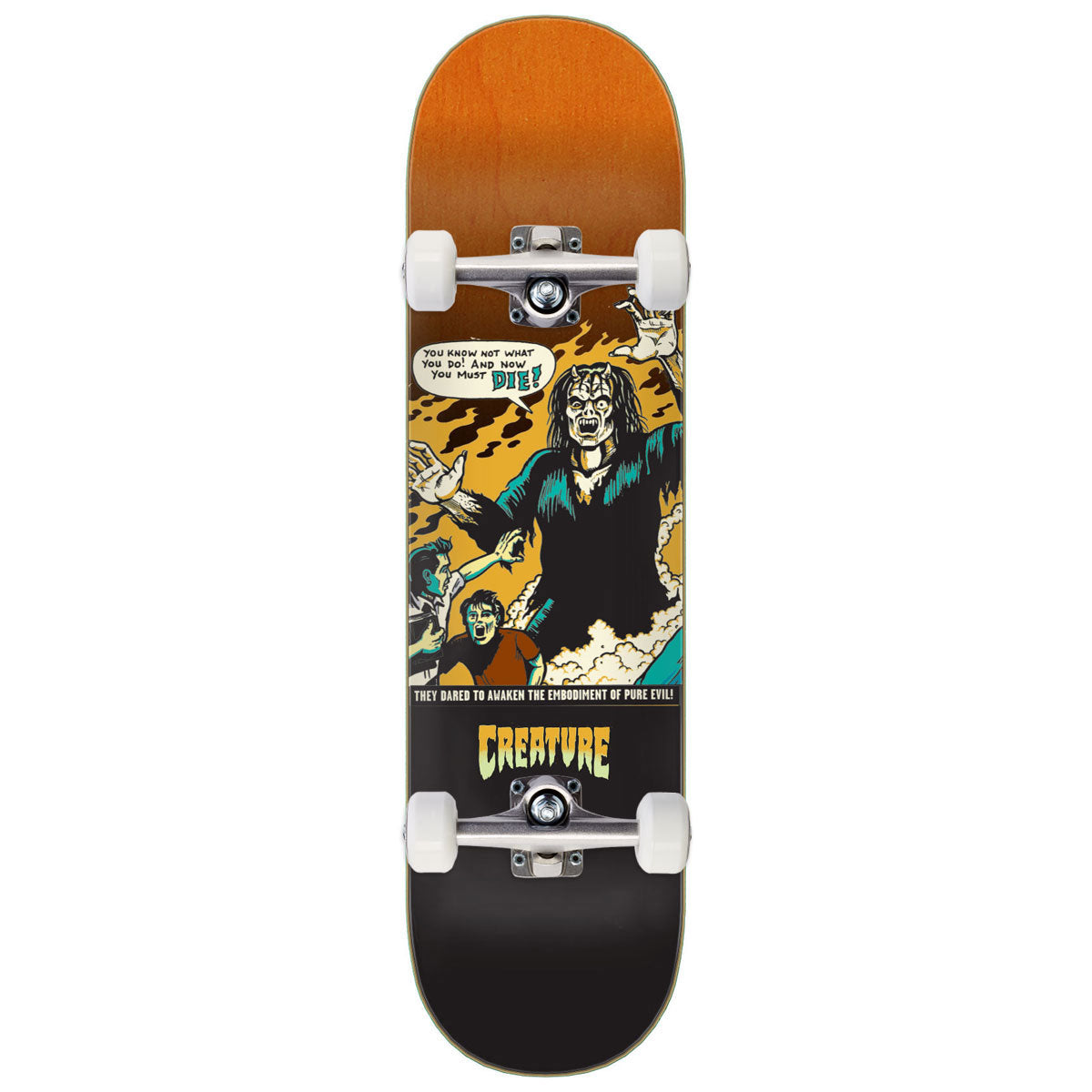 Creature Comicbook Relic Stumps 7 Ply Birch Skateboard Complete - 8.25