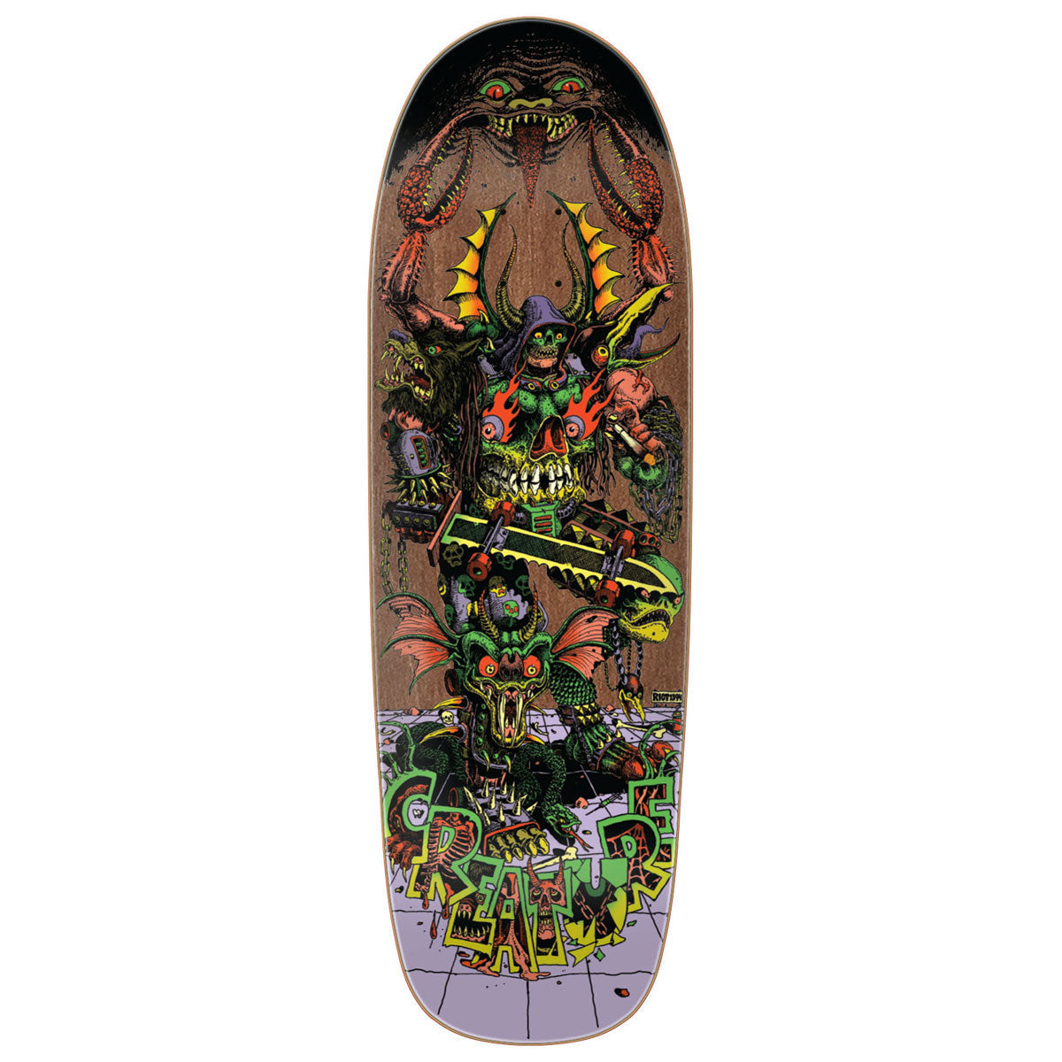 Creature Hallucination Beast Skateboard Deck - 9.55