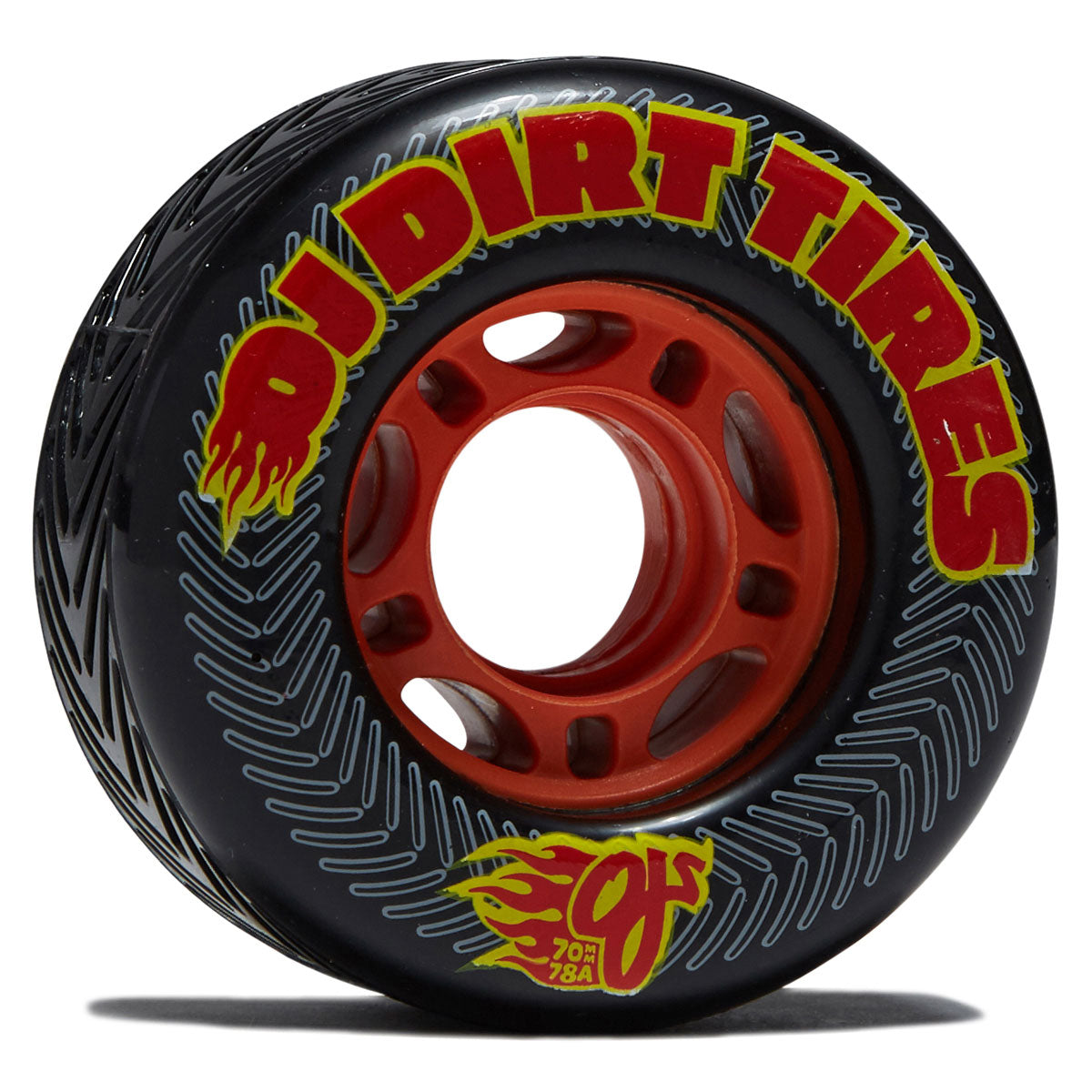 OJ Dirt Tires Thunder Juice 78a Skateboard Wheels - Black - 70mm image 1
