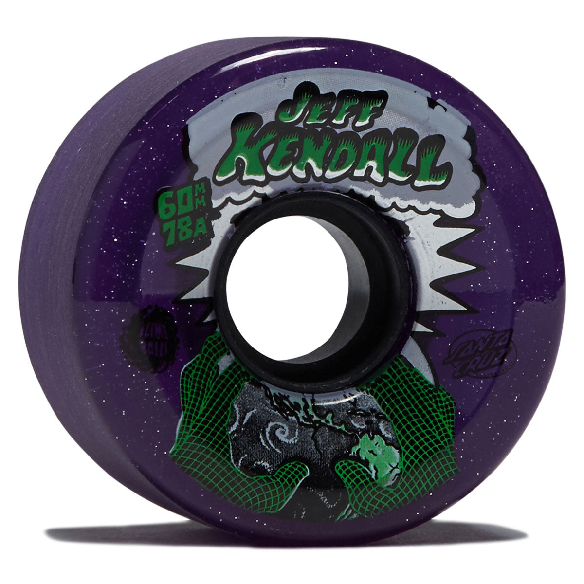 Slime Balls Kendall End Of The World Reissue OG Slime 78a Skateboard Wheels - Purple - 60mm image 1