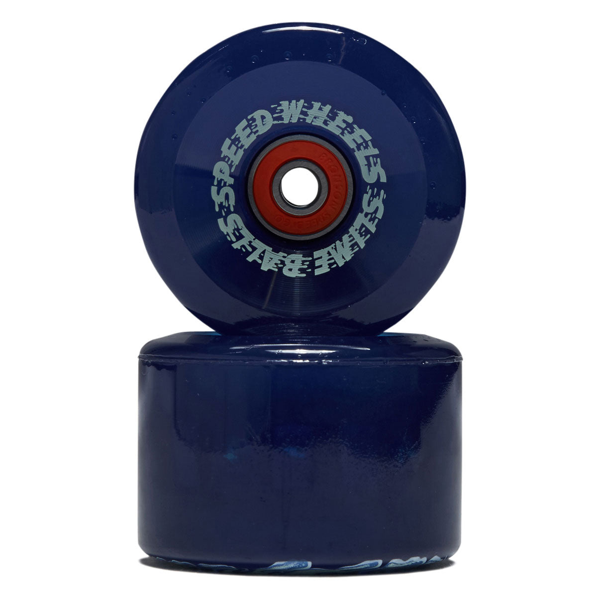 Slime Balls SB Ice Light Ups OG Slime 78a Skateboard Wheels - Blue - 66mm image 2