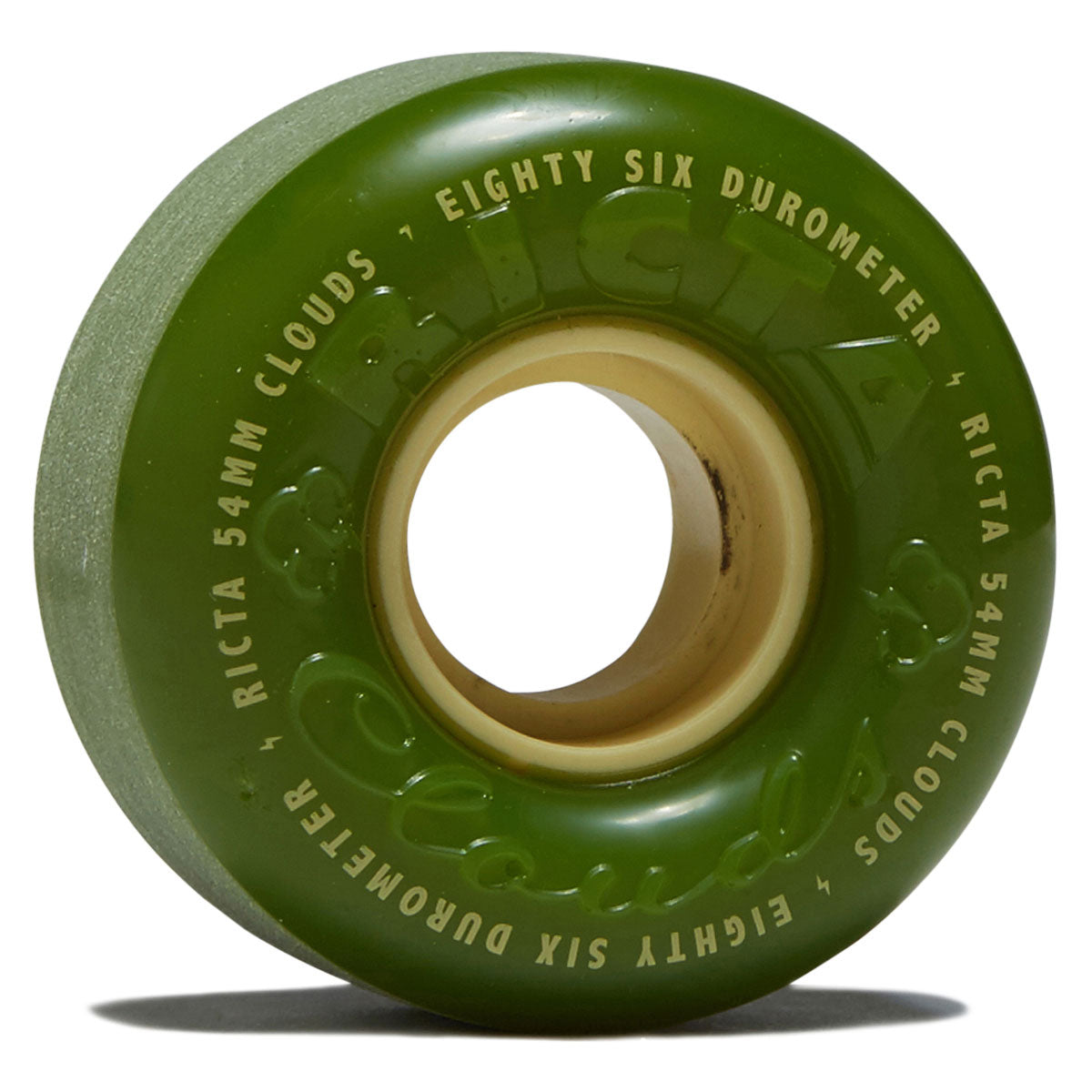 Ricta Clouds 86a Skateboard Wheels - Green - 54mm image 1