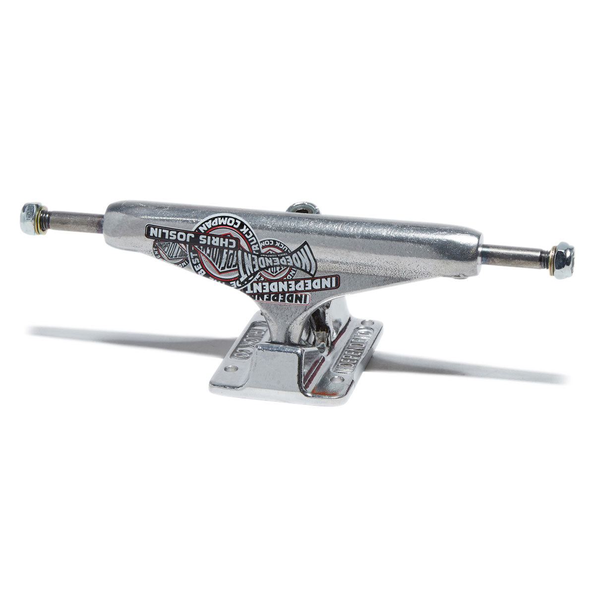 Independent Stage 11 Forged Titanium Chris Joslin Sticker Slap Pro Skateboard Trucks - Polished Silver - 149mm image 1