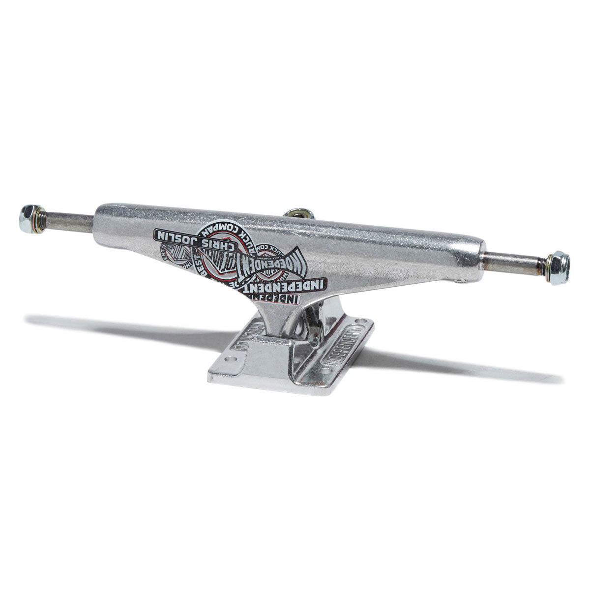 Independent Stage 11 Forged Titanium Chris Joslin Sticker Slap Pro Skateboard Trucks - Polished Silver - 169mm image 1