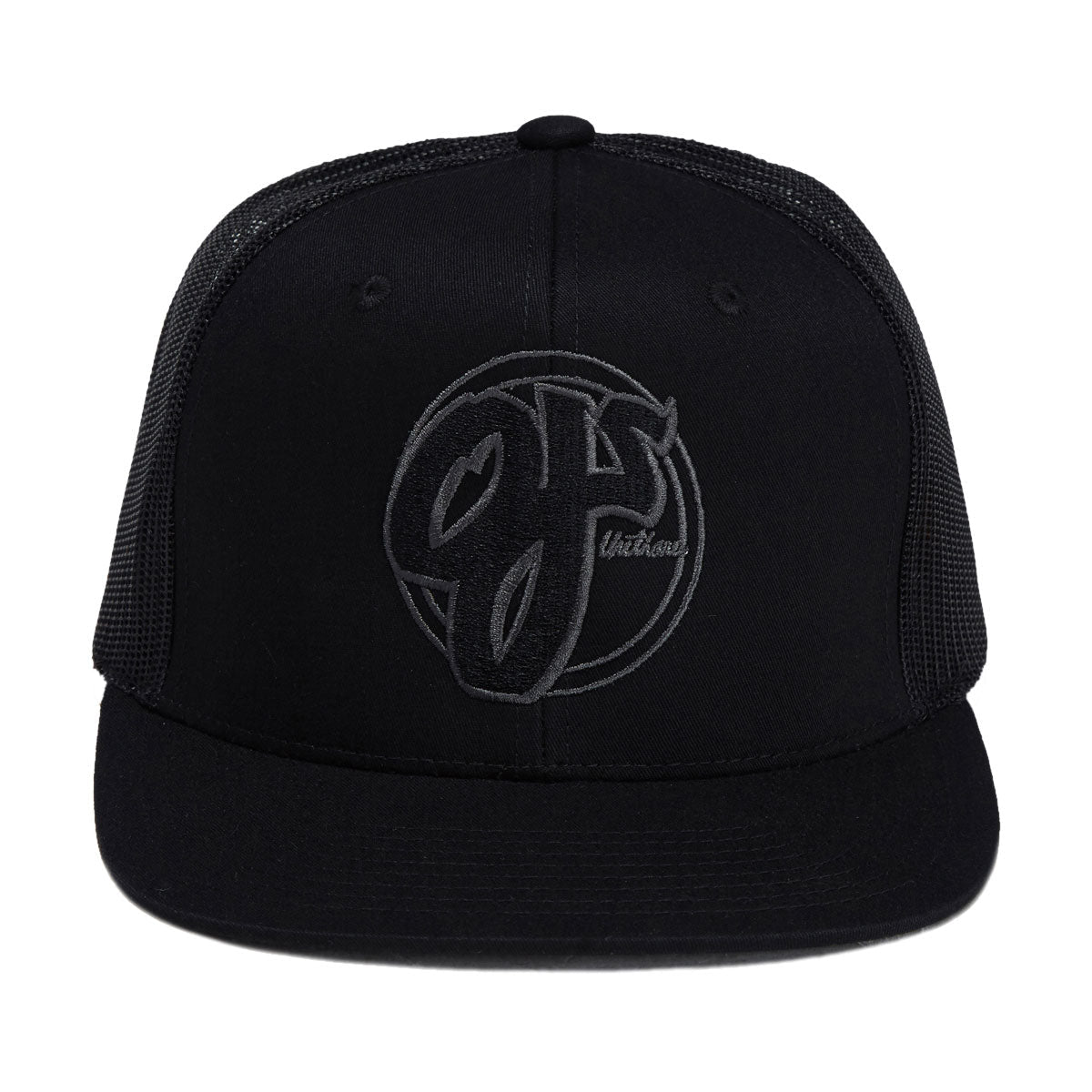 OJ Black Out Snapback Hat - Black image 3