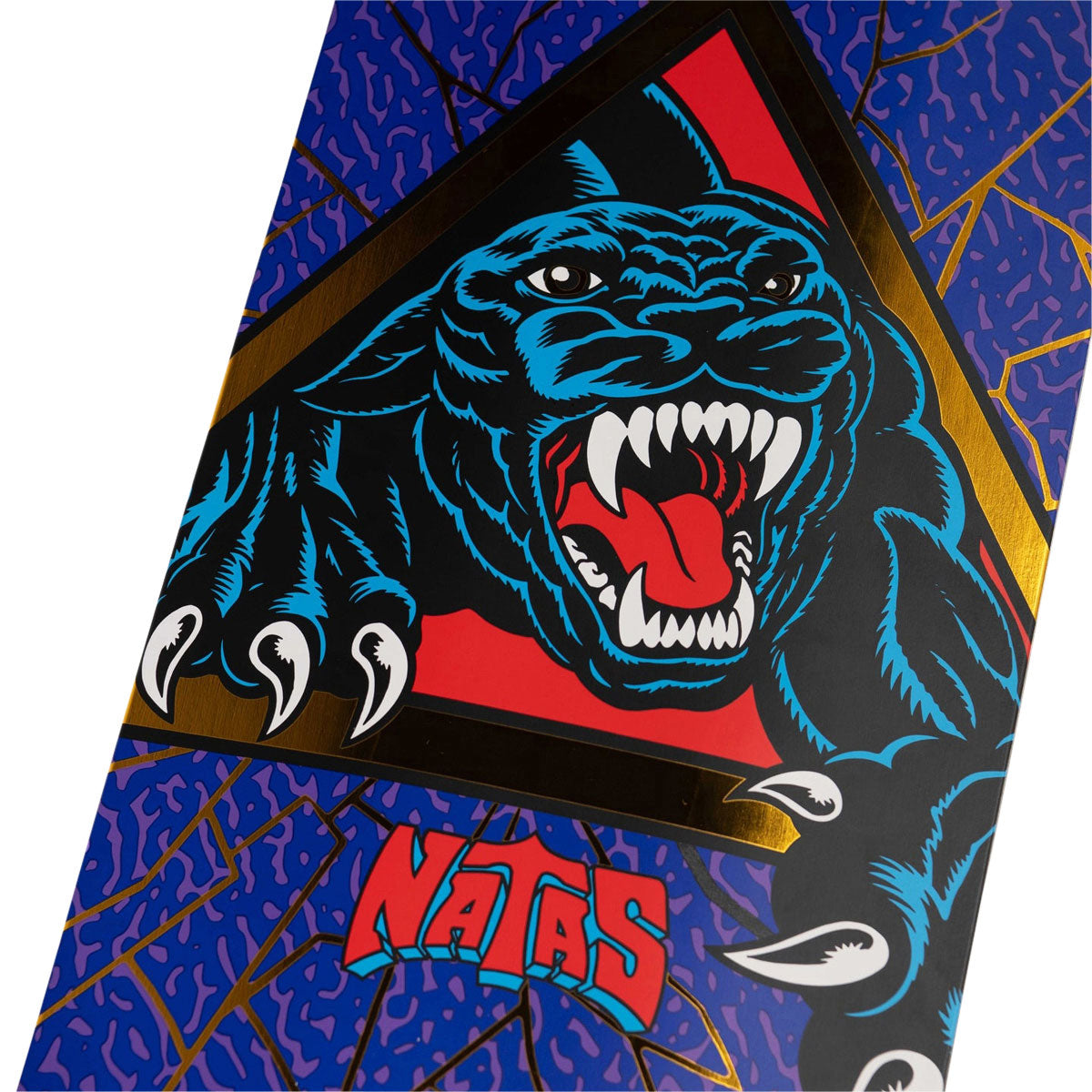 Santa Cruz Natas Shattered Panther 2026 VX Skateboard Complete - 9.00