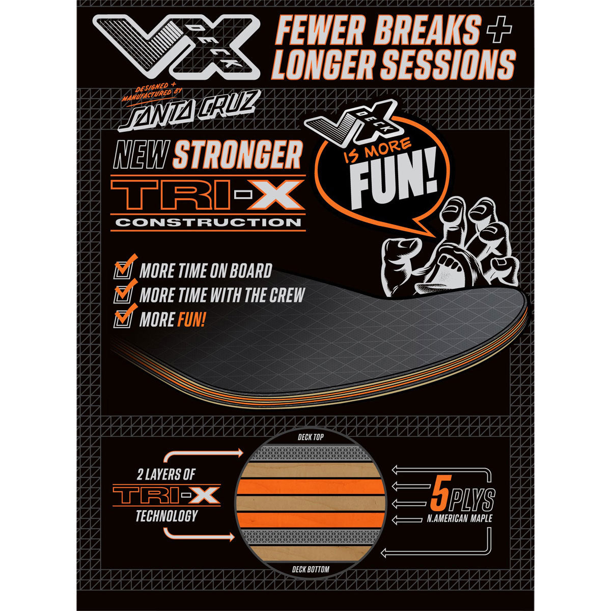 Santa Cruz McCoy Battle VX Skateboard Complete - 8.25