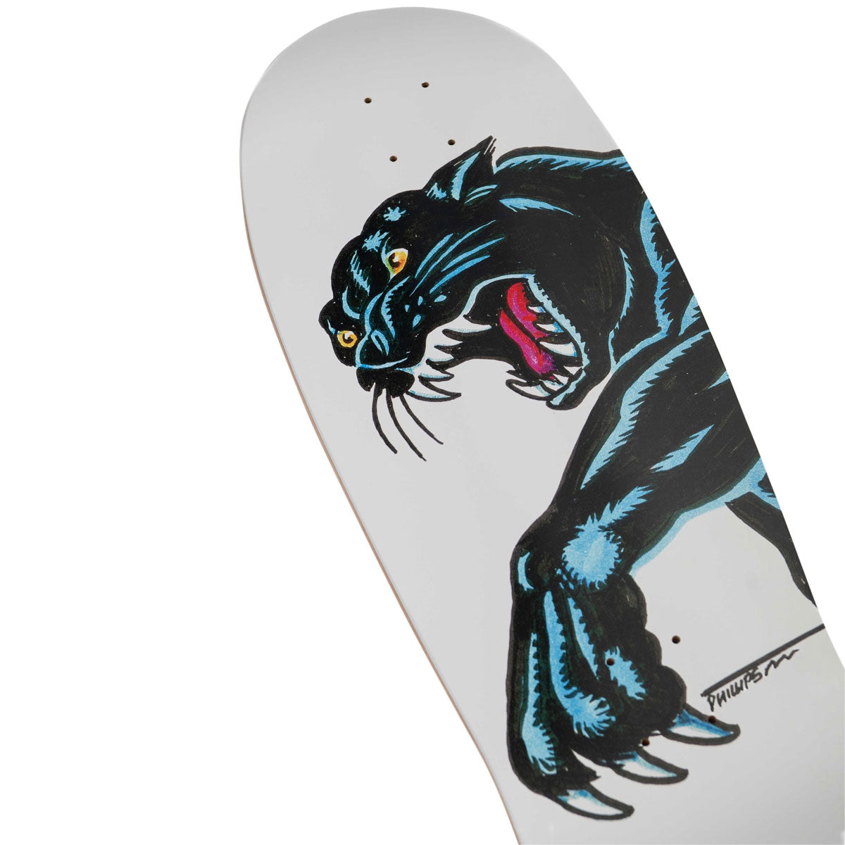 Santa Cruz Natas Sketch Panther Reissue Skateboard Complete - 10.54