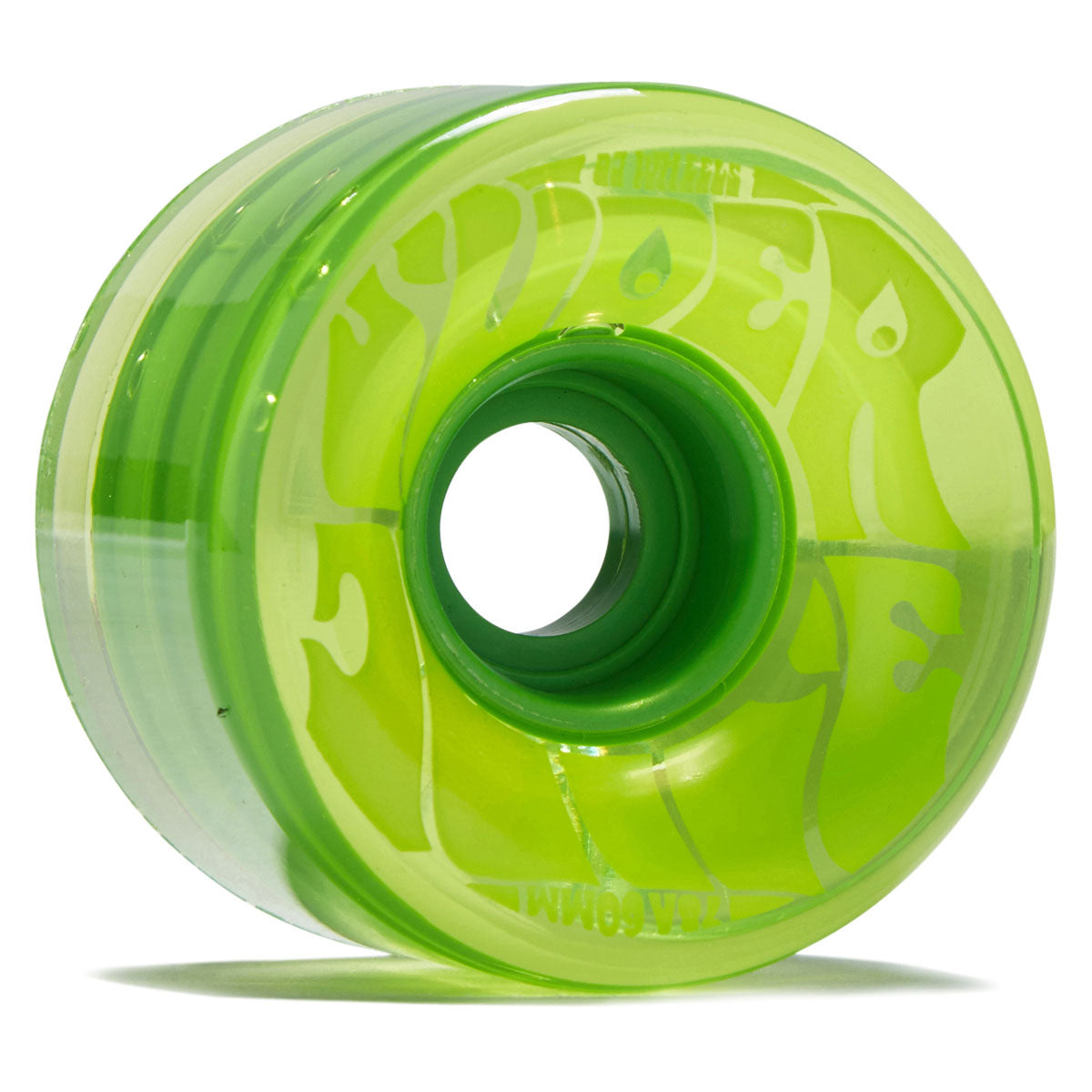 OJ Bubble Gum Super Juice 78a Skateboard Wheels - Transparent Green - 60mm image 1
