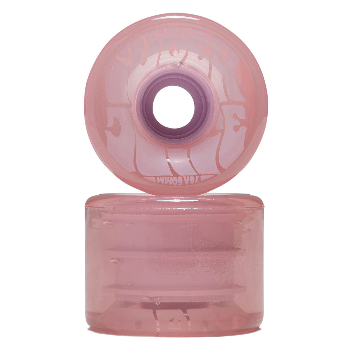 OJ Bubble Gum Super Juice 78a Skateboard Wheels - Transparent Pink - 60mm image 2