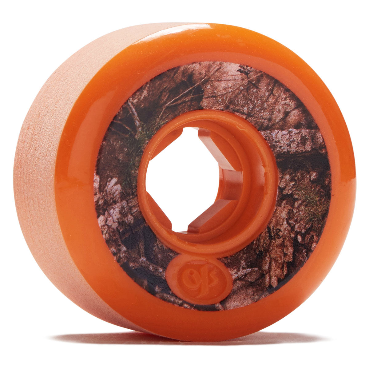 OJ x Realtree APX Keyframe 2 92a Skateboard Wheels - Orange - 56mm image 1