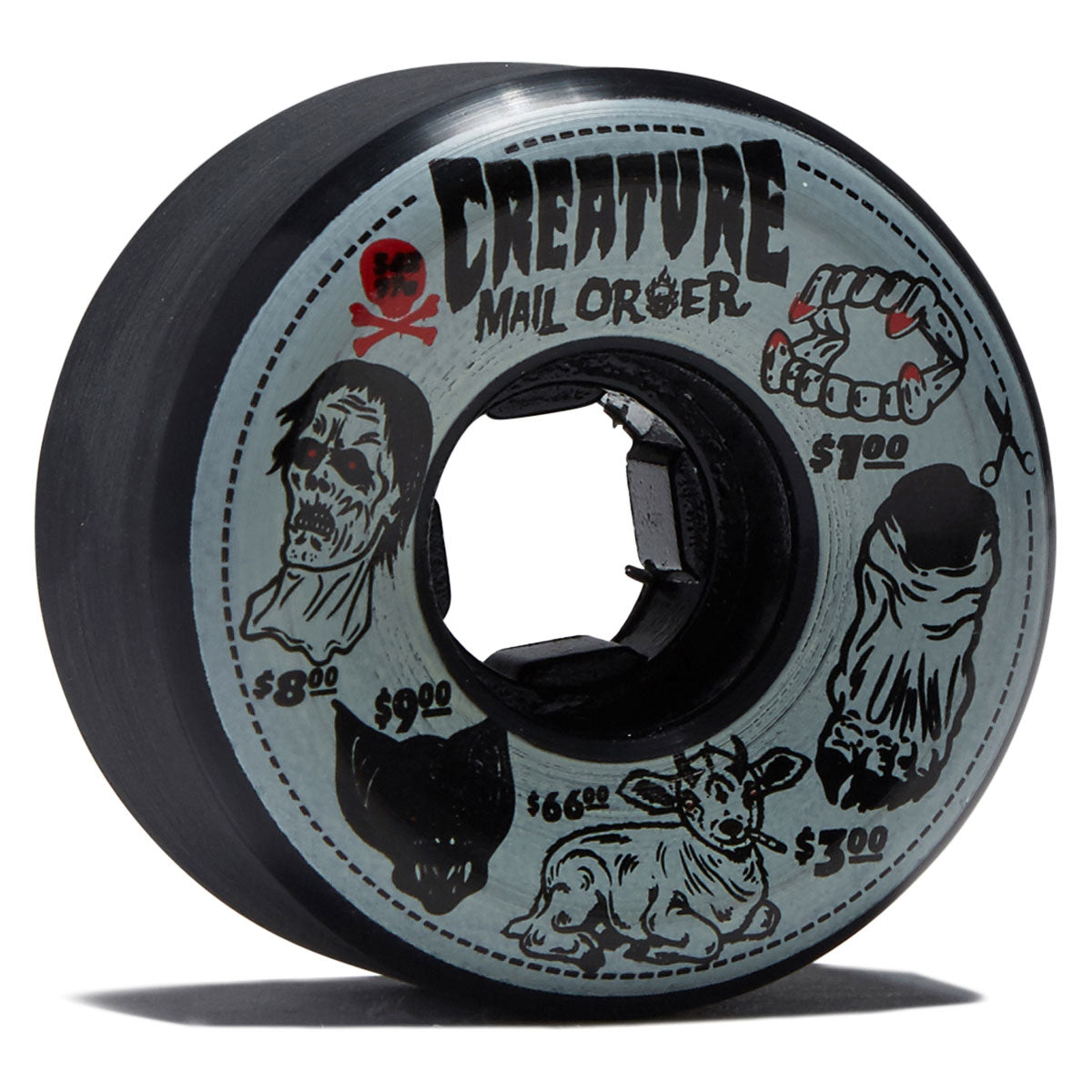 OJ x Creature Mail Order Bloodsucksers 97a Skateboard Wheels - Black - 54mm image 1