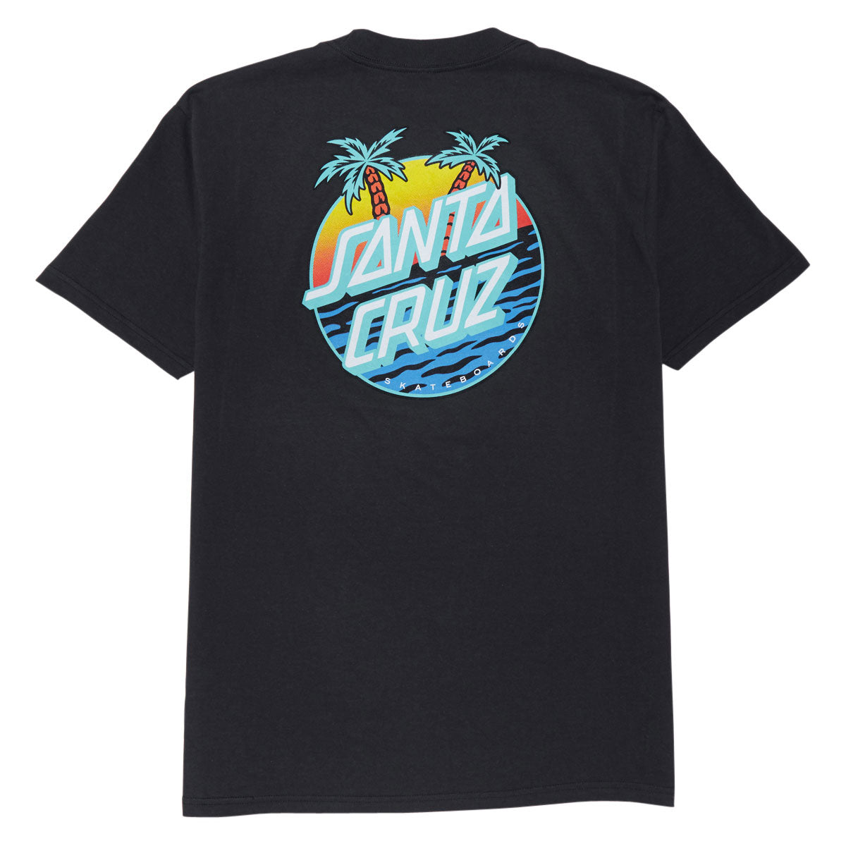 Santa Cruz Retreat Dot T-Shirt - Vintage Black image 1