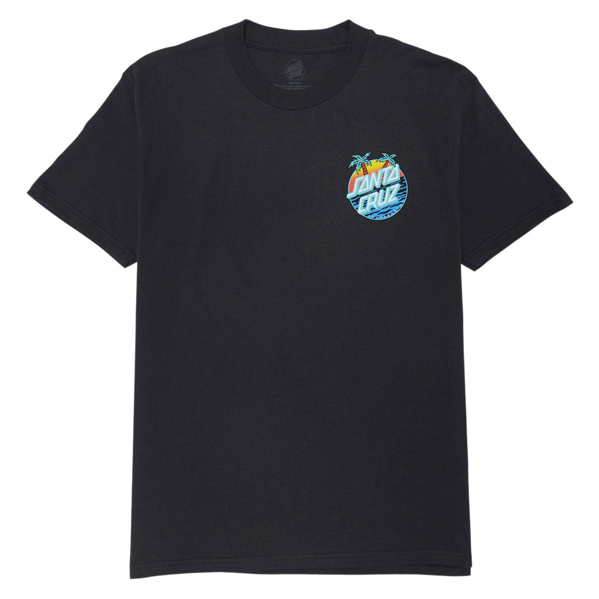 Santa Cruz Retreat Dot T-Shirt - Vintage Black image 2