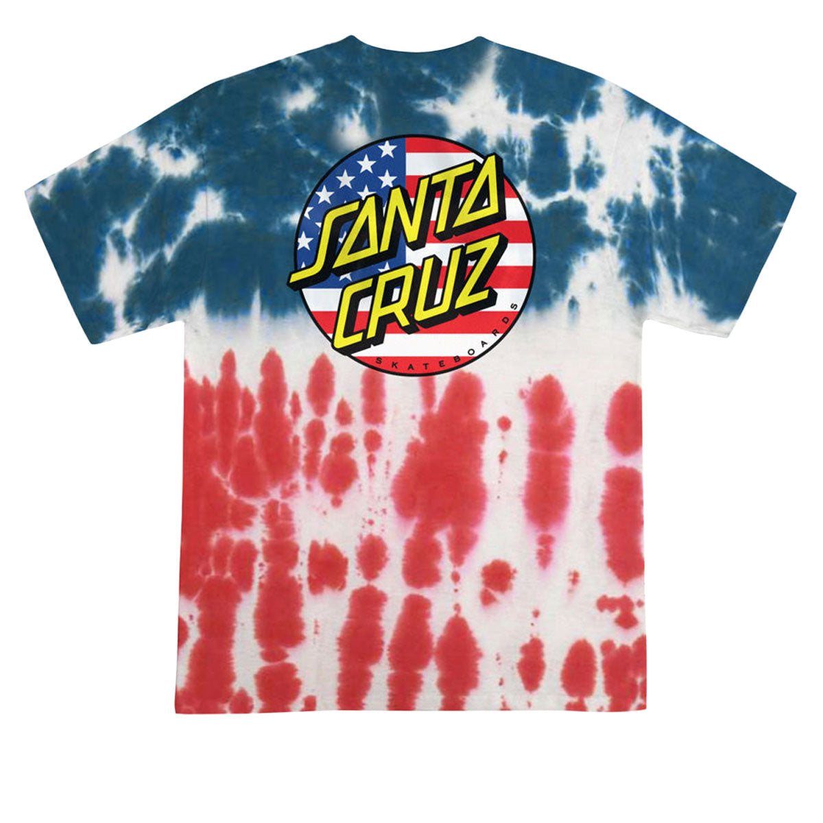 Santa Cruz July 4th Dot V2 T-Shirt - Flag image 2