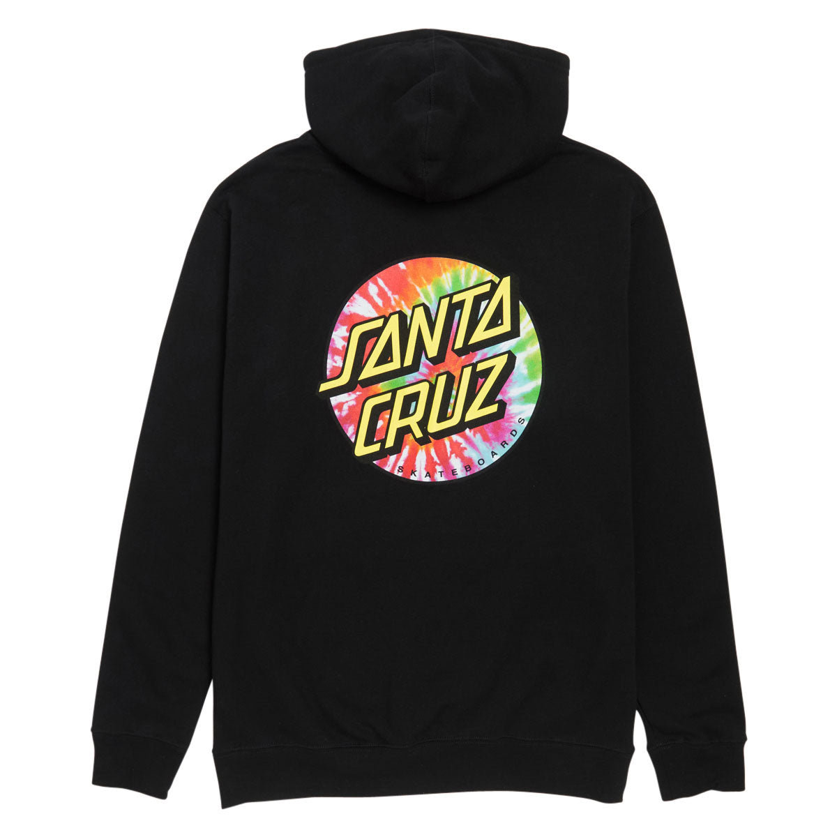 Santa Cruz Tie Dye Dot Chest Hoodie - Black image 2