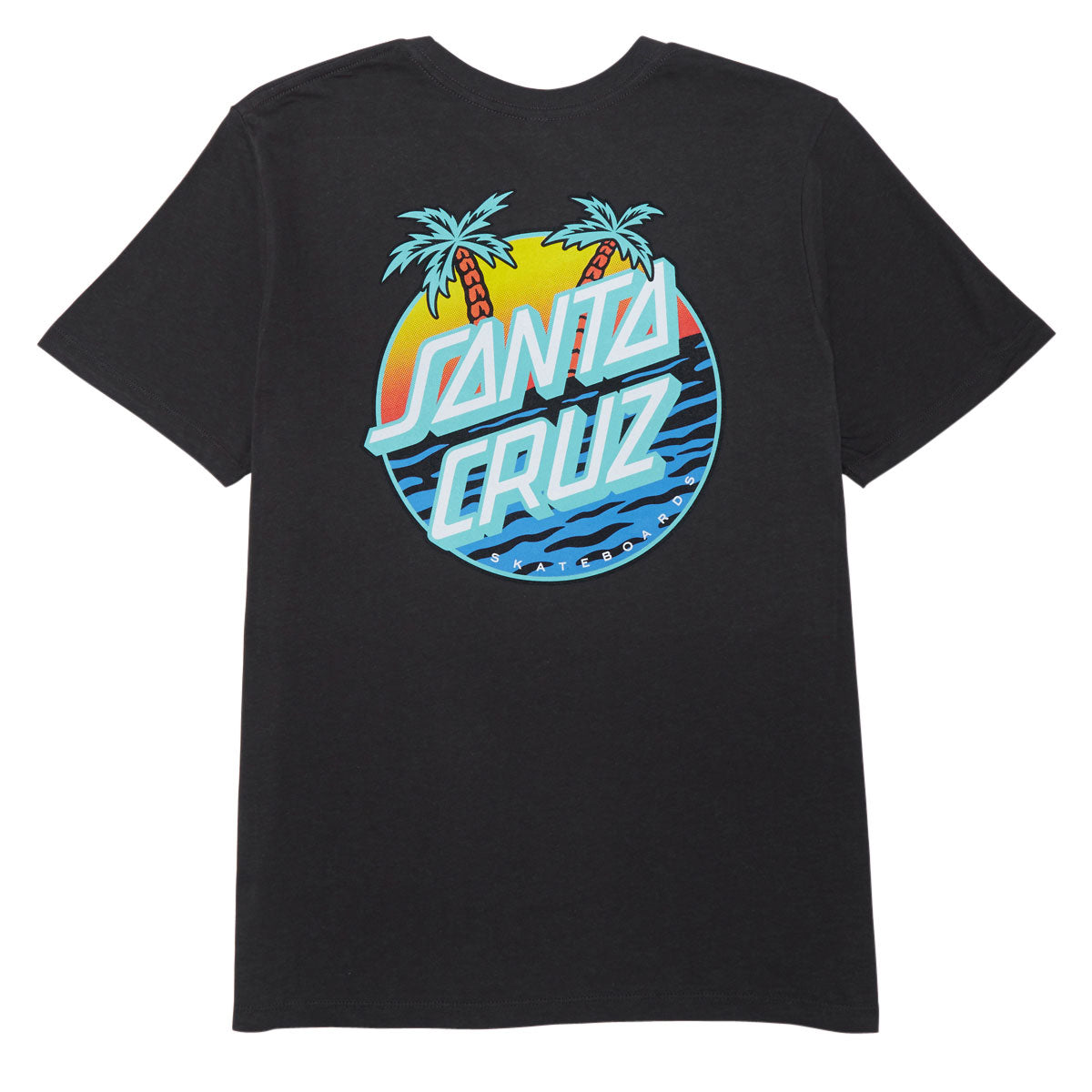 Santa Cruz Womens Retreat Dot T-Shirt - Vintage Black image 1