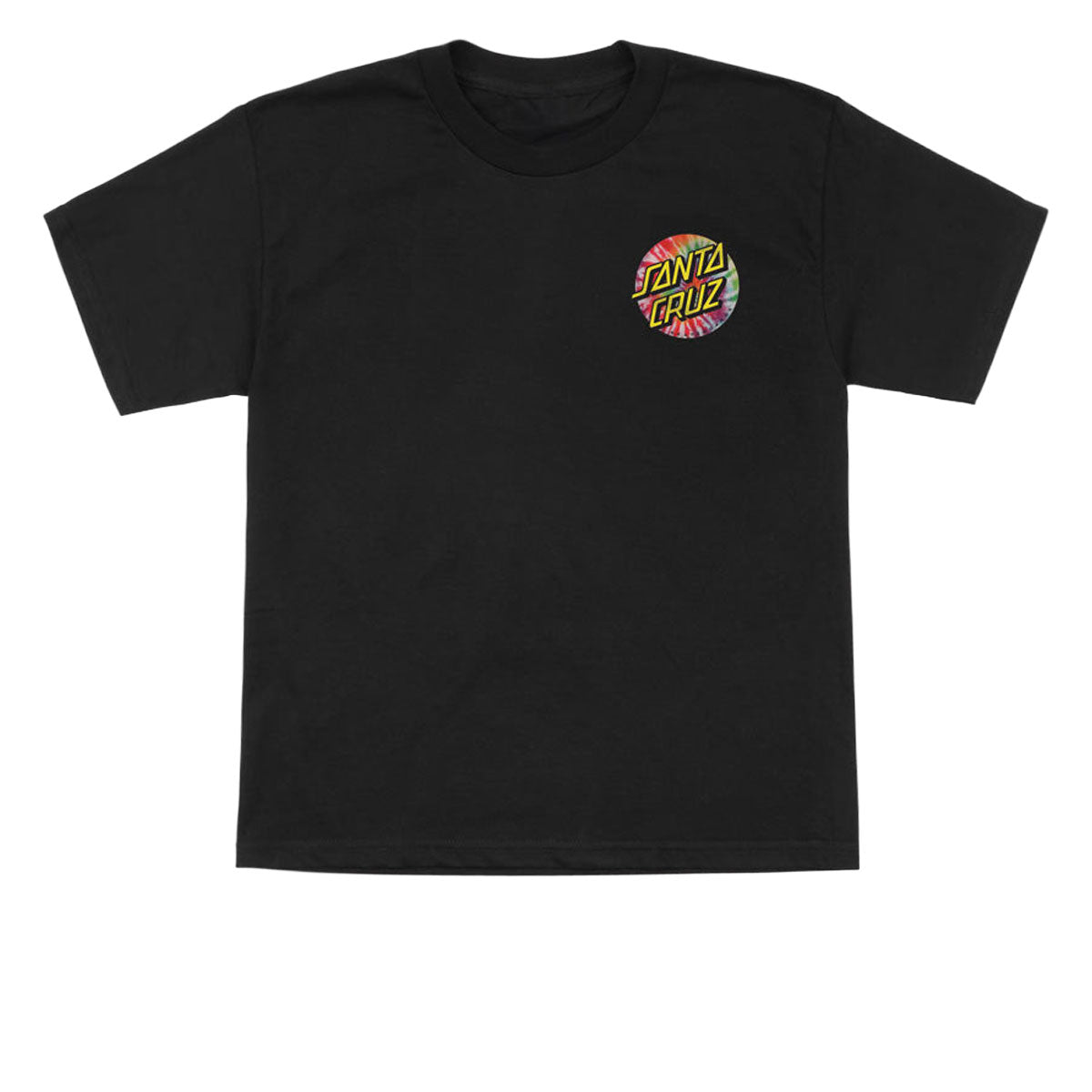 Santa Cruz Youth Tie Dye Dot T-Shirt - Black image 2