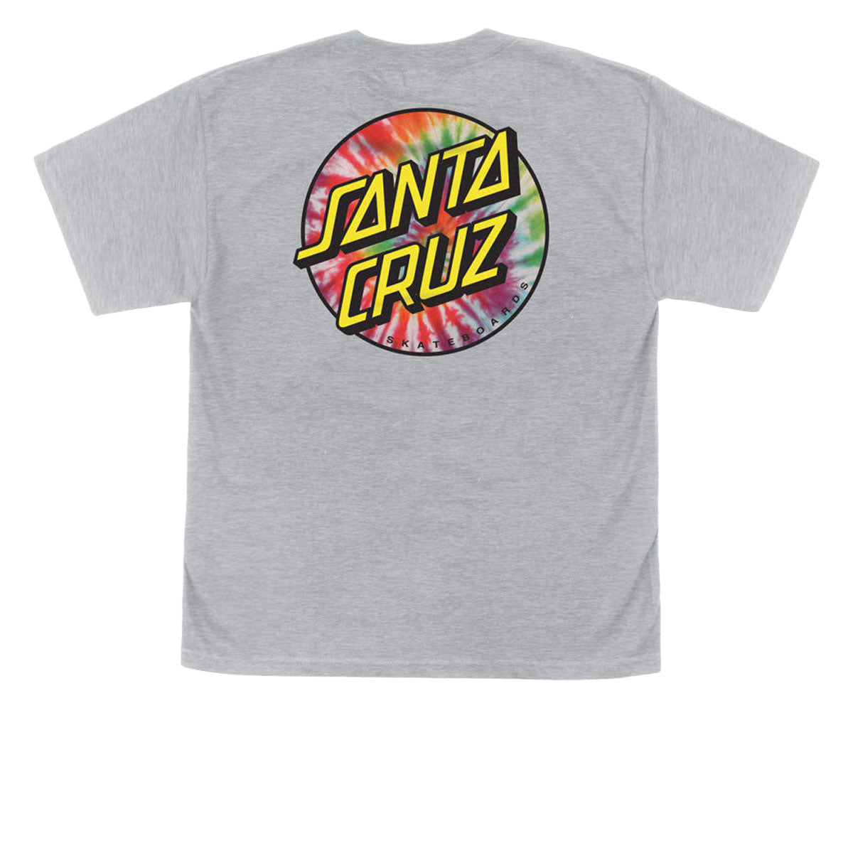 Santa Cruz Youth Tie Dye Dot T-Shirt - Sport Grey image 1