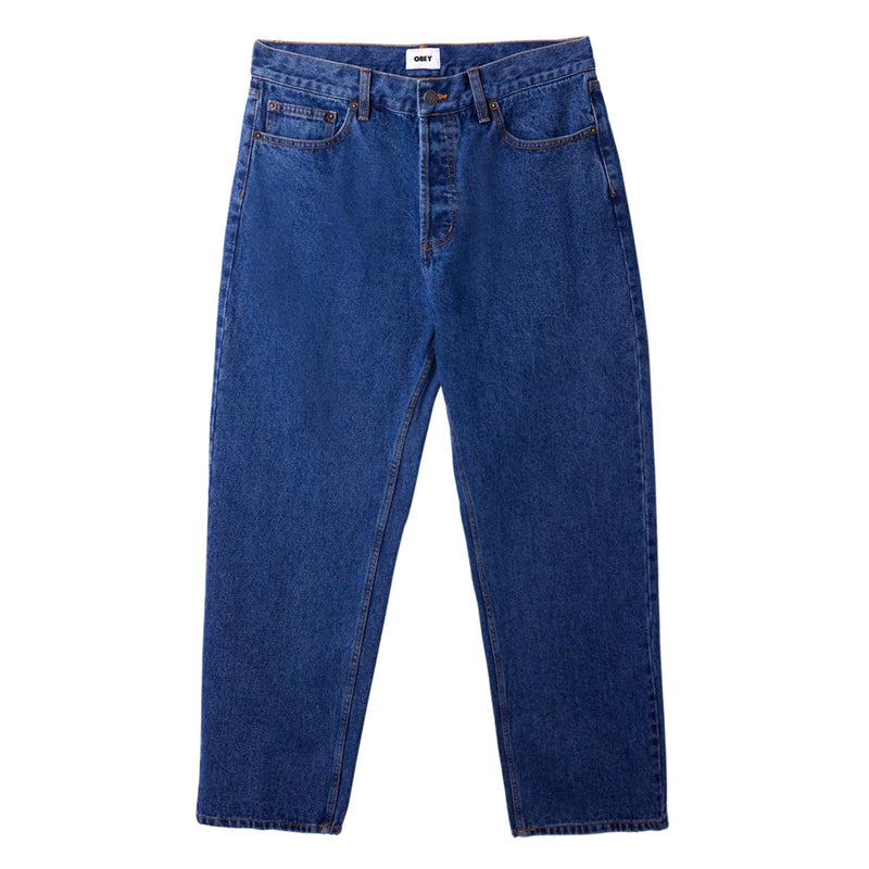 Obey Hardwork Denim Jeans - Stonewash Indigo