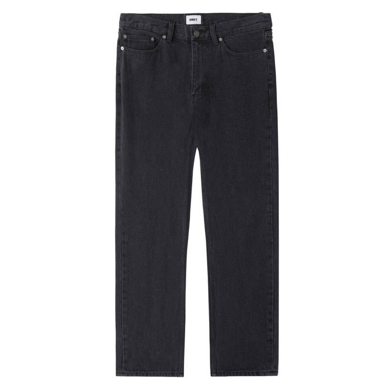 Obey Bender Denim Jeans - Faded Black