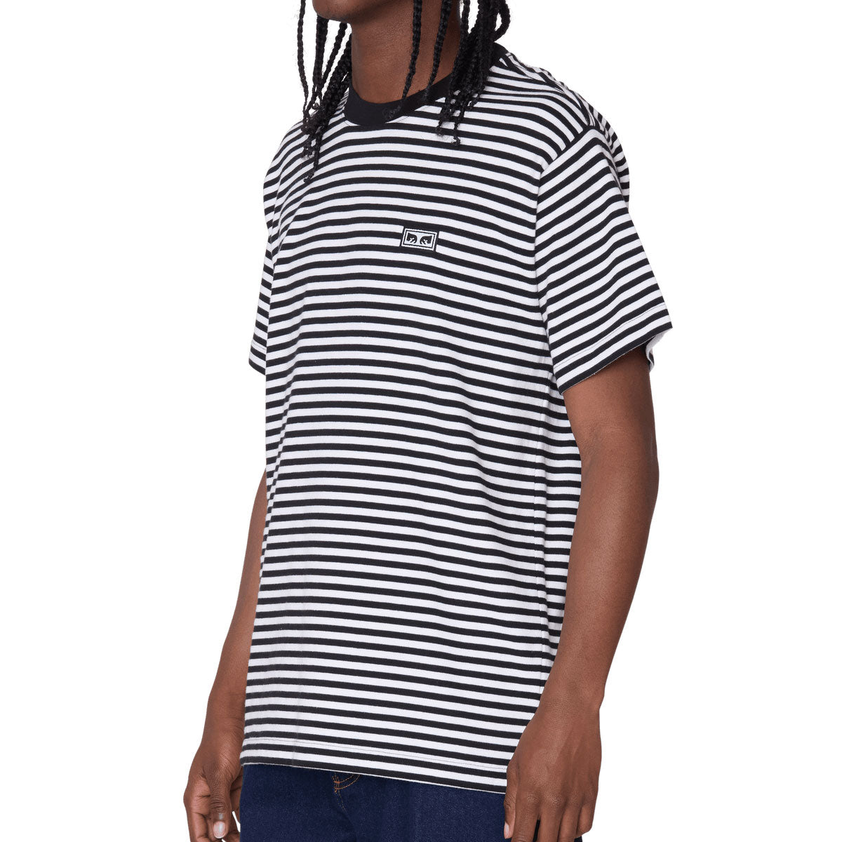 Obey Established Works Eyes Shirt - Black Multi image 3