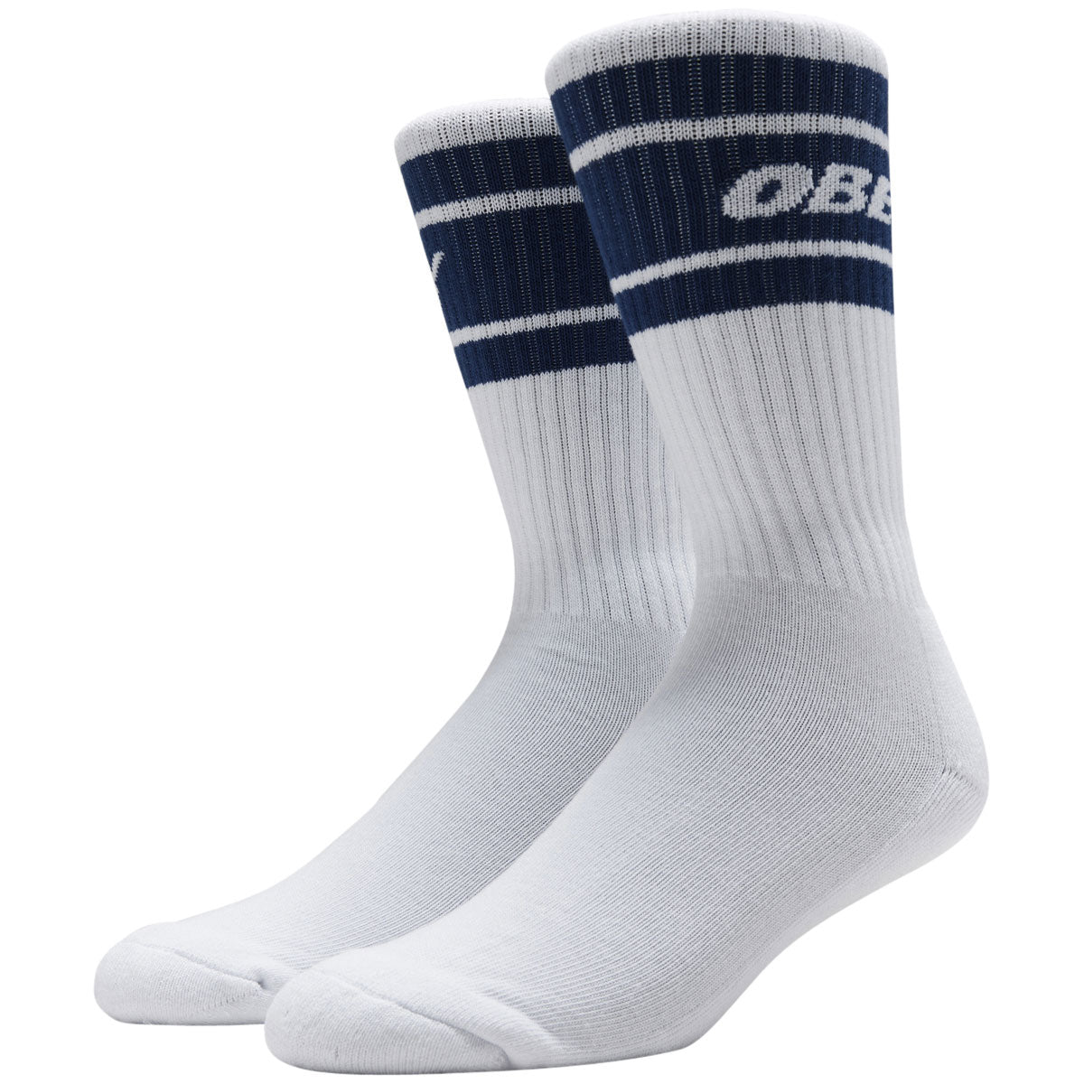 Obey Cooper Ii Socks - White/Surf Blue image 1